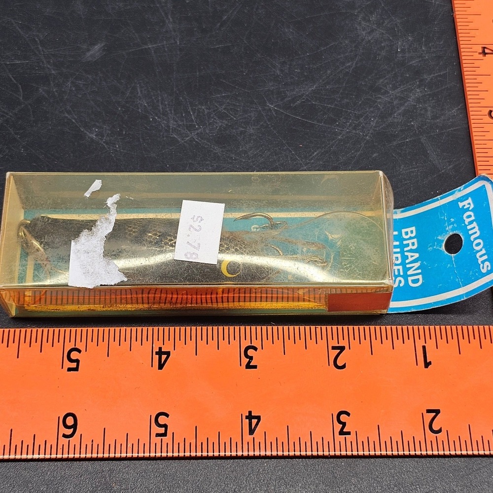 Vintage Strike King Spoon Gold Textured 3 Inch Fishing Lure New In Box